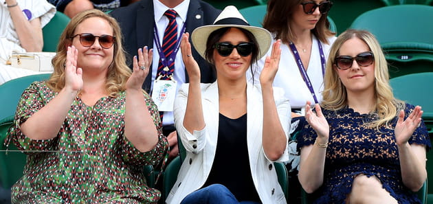 Meghan Markle applaudit Serena Williams