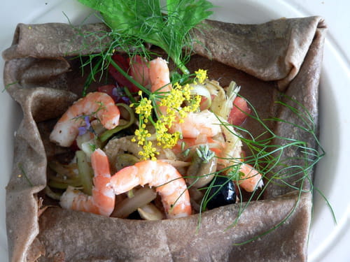 Crêpe de sarrasin aux saveurs provençales