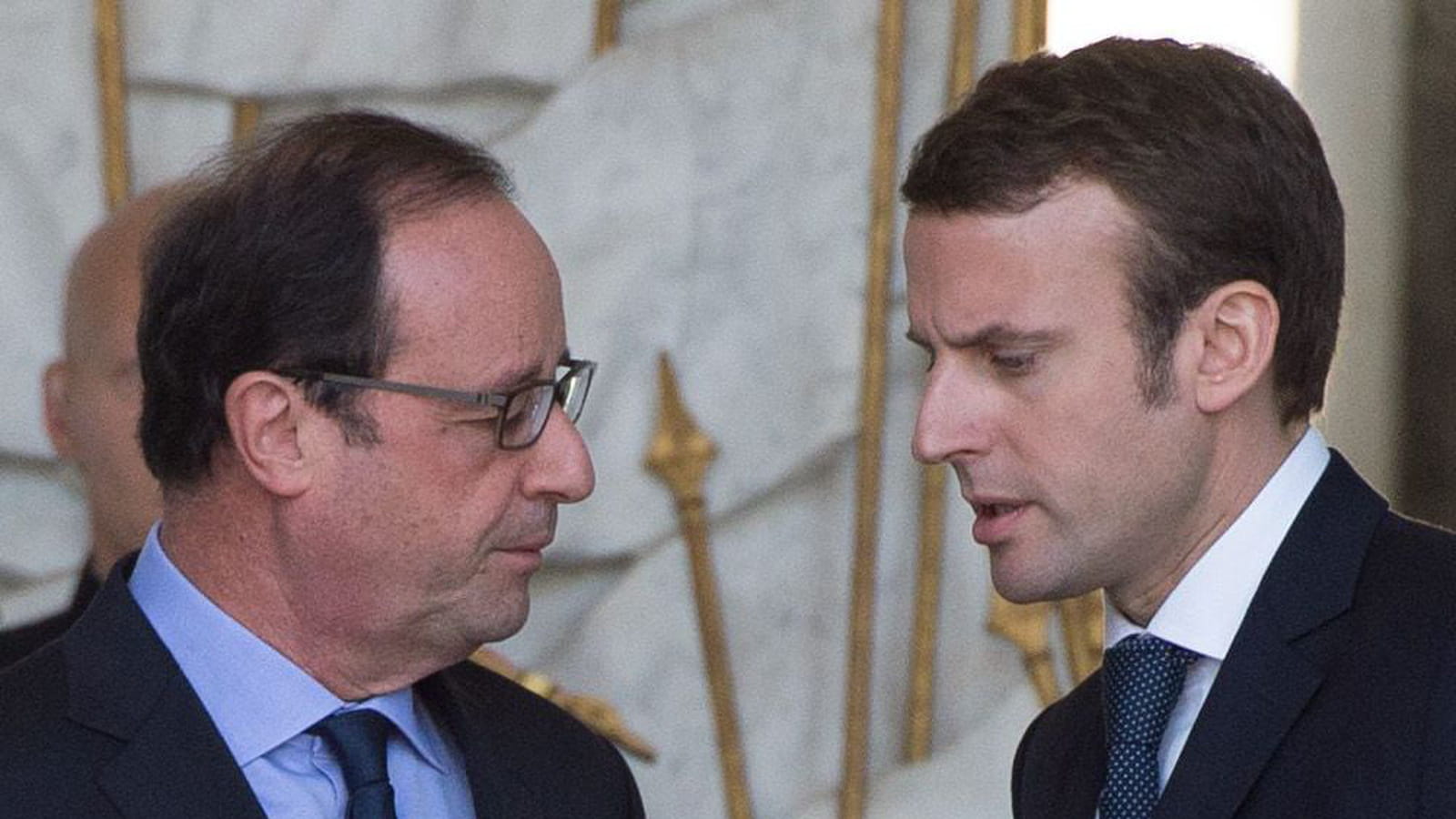 François Hollande et Emmanuel Macron