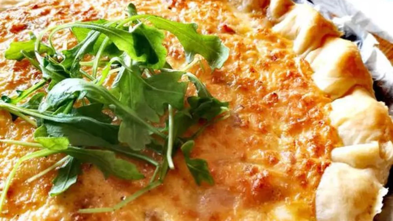 Quiche chèvre et lardons