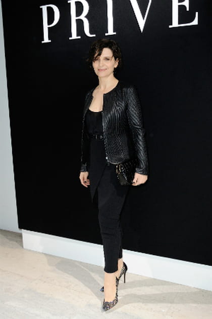 Juliette Binoche au défilé Armani Privé