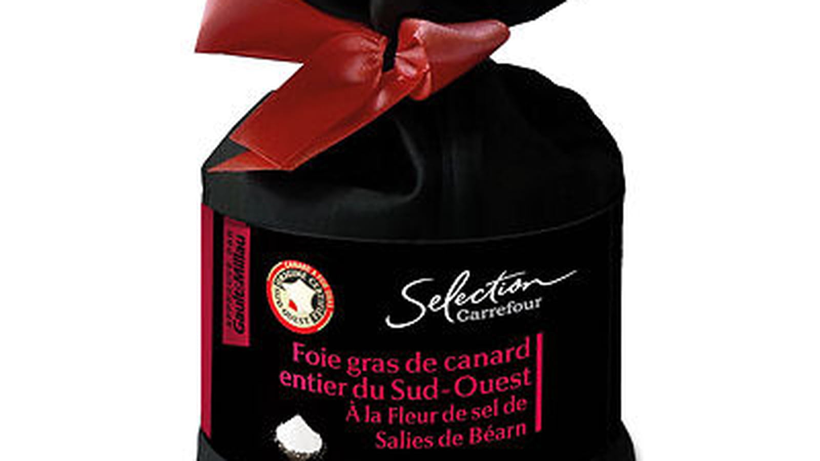 Foie gras à la fleur de sel de Salies de Béarn Carrefour