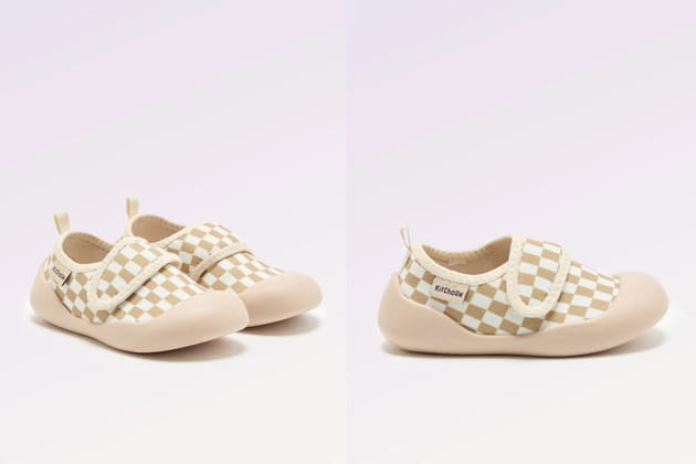 Chaussons motricité 3 " 1ers pas " (beige)