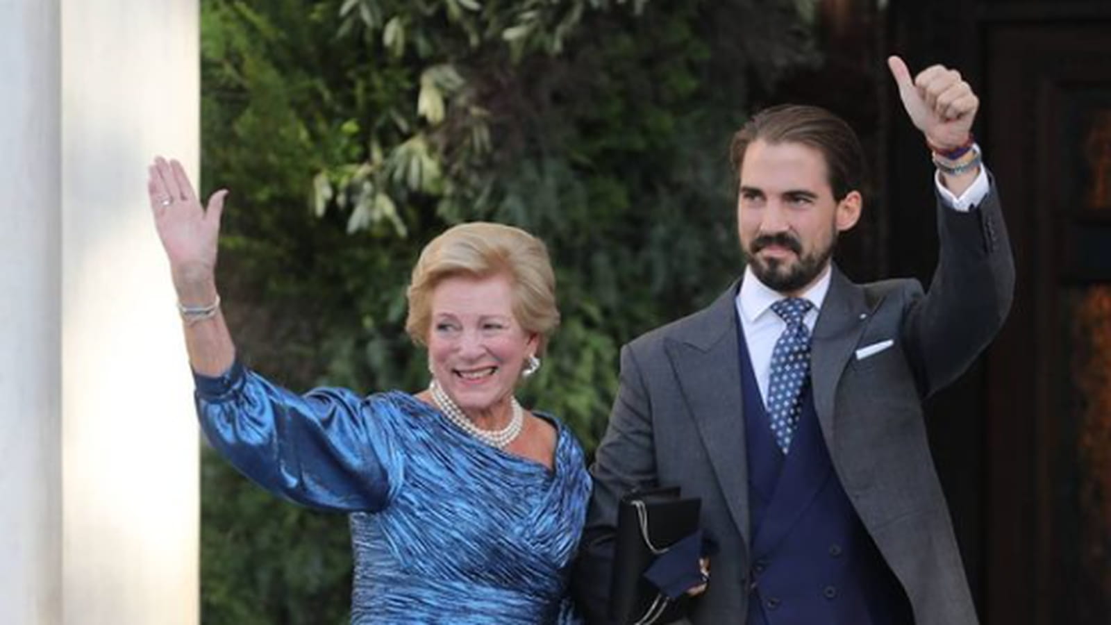 Philippos de Grèce et Anne-Marie de Danemark