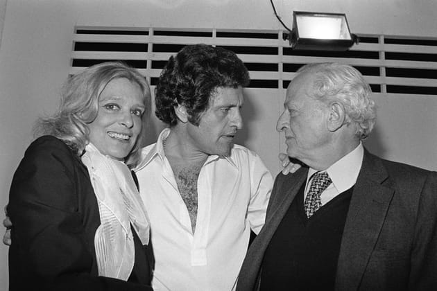 Melina Mercouri, Joe Dassin et Jules Dassin &agrave; Ath&egrave;nes, en 1980