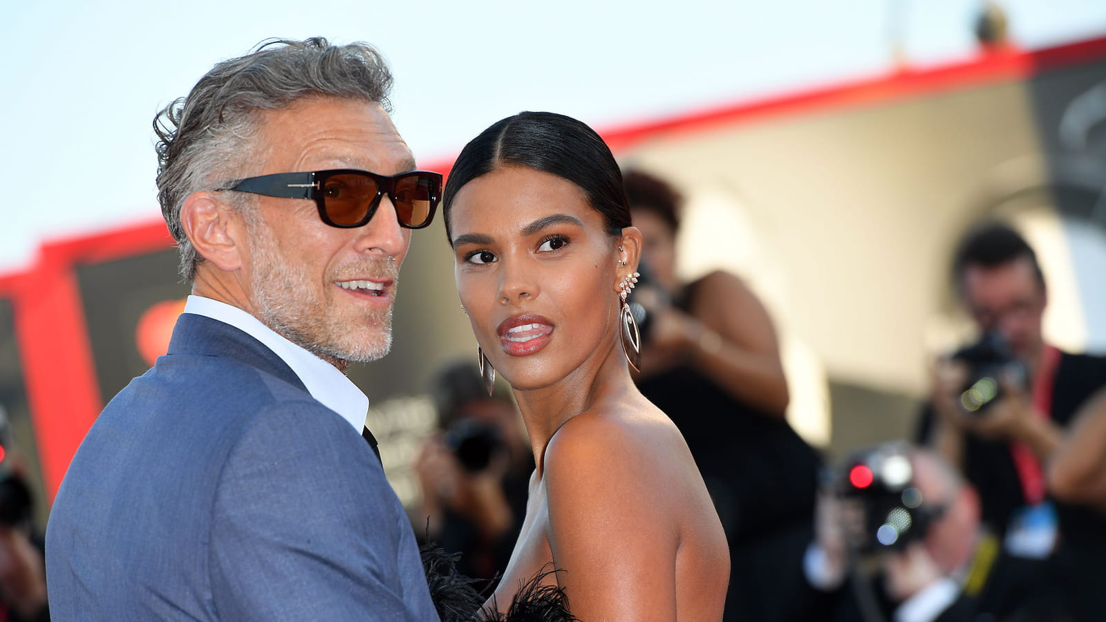 Vincent Cassel et Tina Kunakey