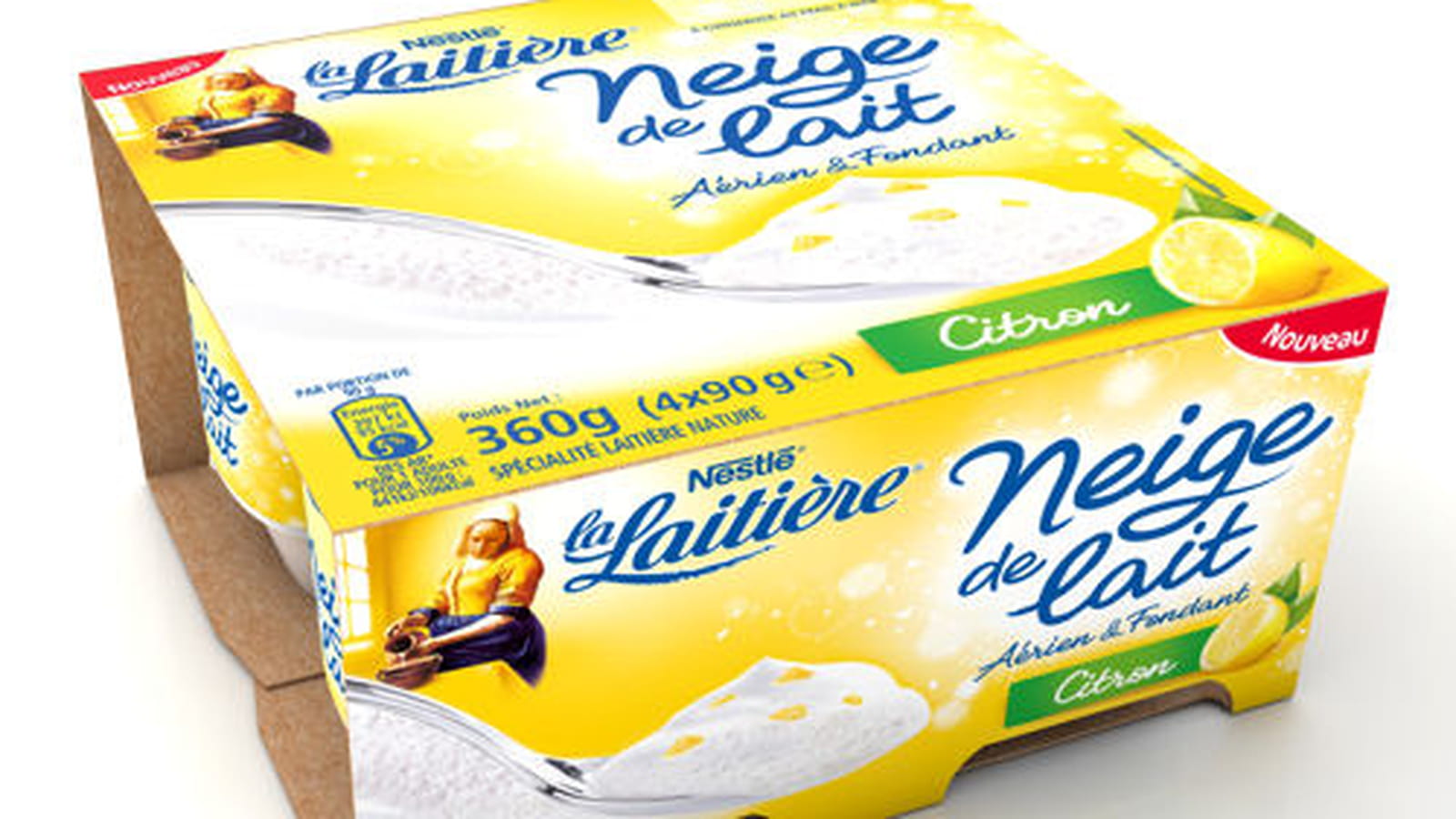 Neige de Lait au citron de La Laitière