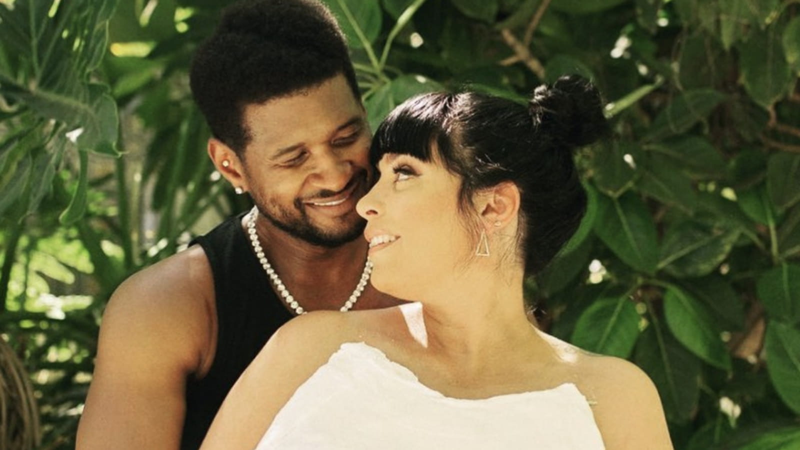 Usher et sa compagne