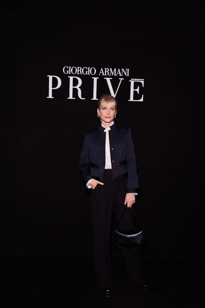 M&eacute;lanie Laurent au d&eacute;fil&eacute; Giorgio Armani Priv&eacute;