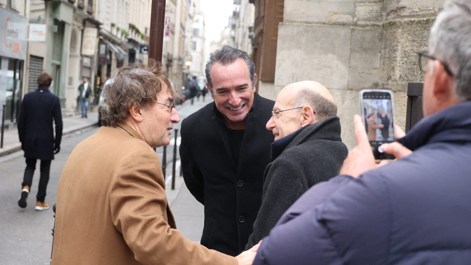 Jean Dujardin, Albert Dupontel et Didier Benureau