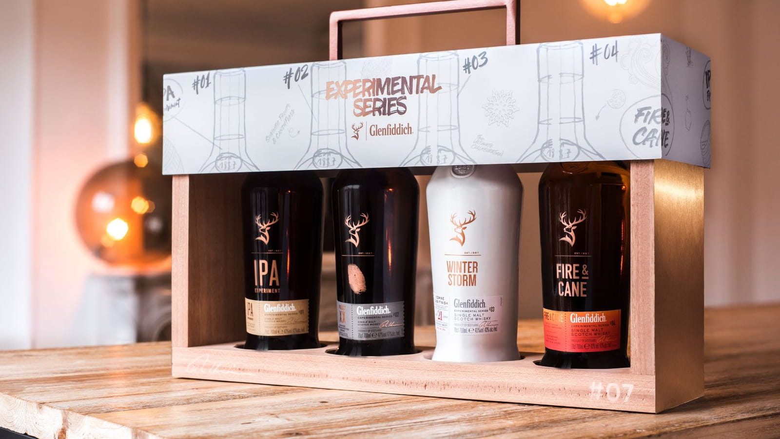 Le coffret Experimental Series de la Glenfiddich (Maison de Whisky)