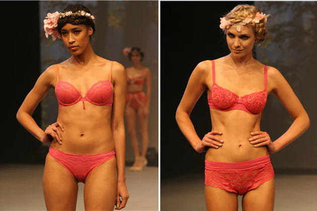 Dessous framboise de Lou et de Punto Blanco