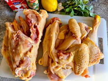 Fricassée de poulet au citron et à la sauge : Etape 1