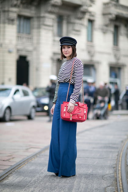 Street style &agrave; Milan : inspiration marine