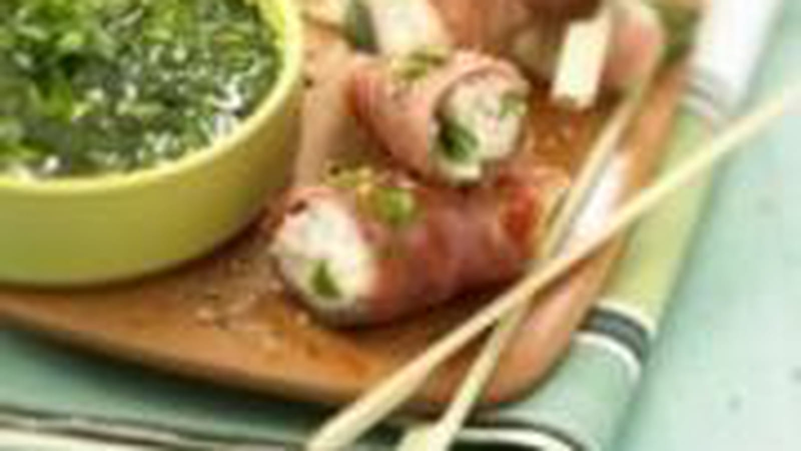 Saltimboccas de filets de lapin à la sauge et au jambon cru 
