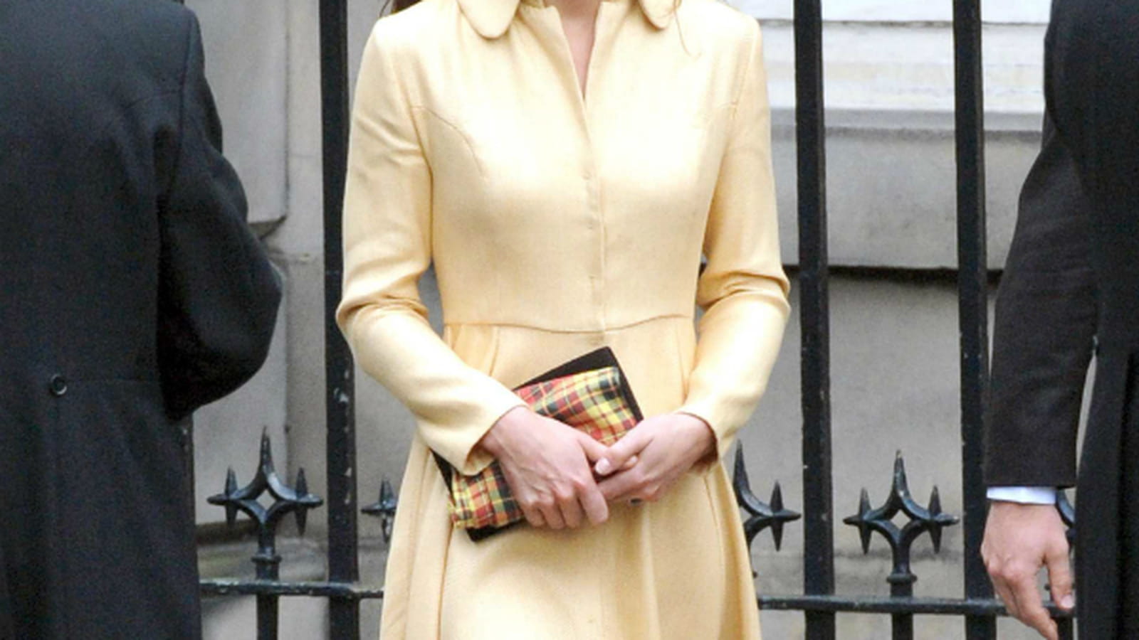 Robe jaune Emilia Wickstead en 2012