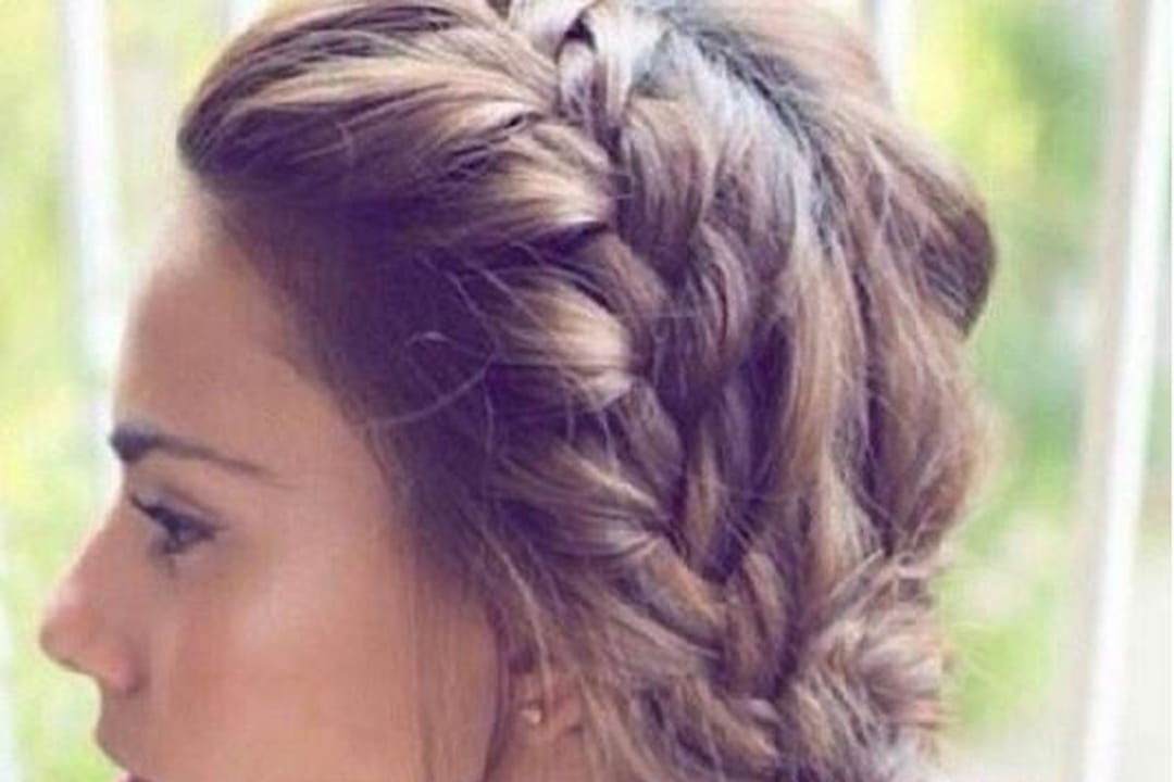 Tresse sur le côté