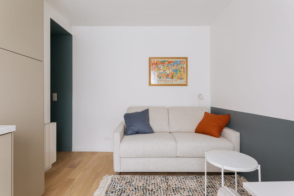 Apr&egrave;s&nbsp;: une pi&egrave;ce de vie et de nuit bien pens&eacute;e