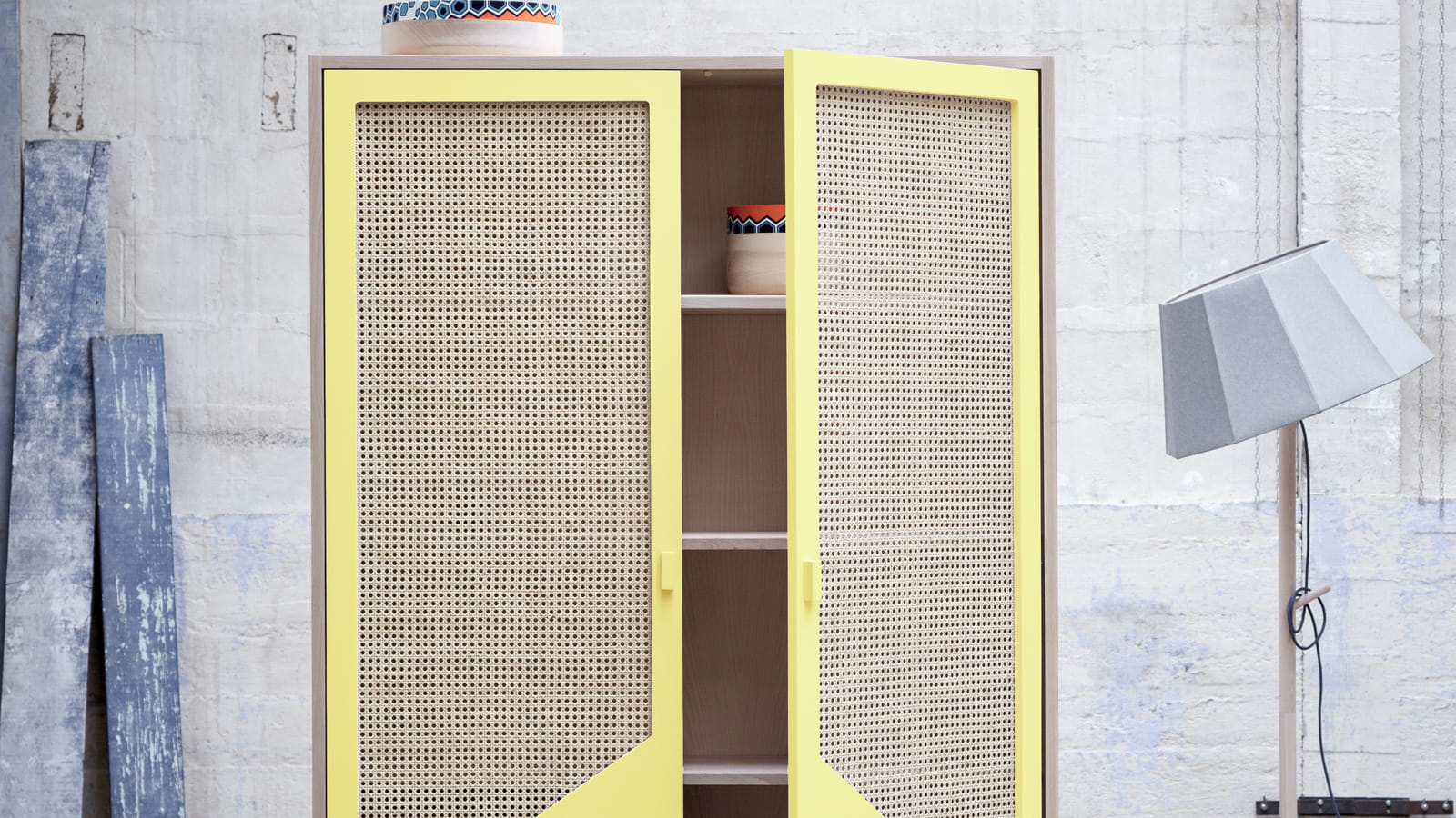 Armoire cannage 