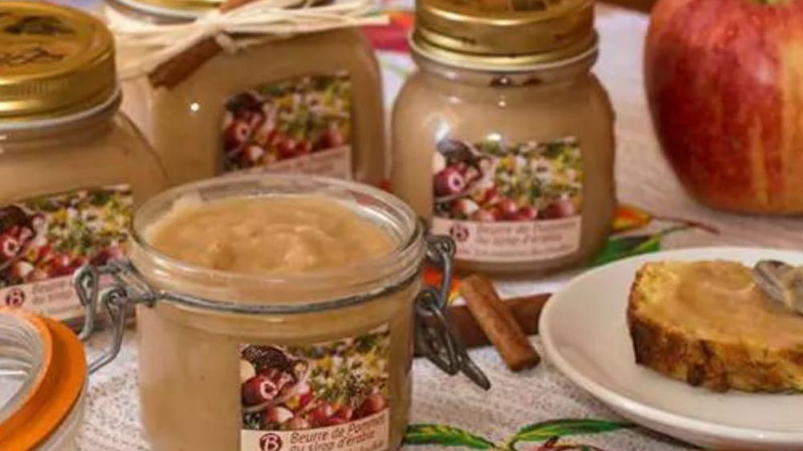 Beurre de pommes au sirop d’érable