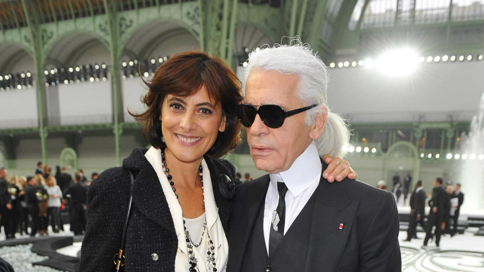 Karl Lagerfeld et Inès de la Fressange