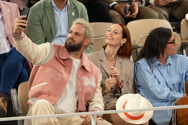 Pause selfie pour Ma&euml;va Coucke &agrave; Roland-Garros