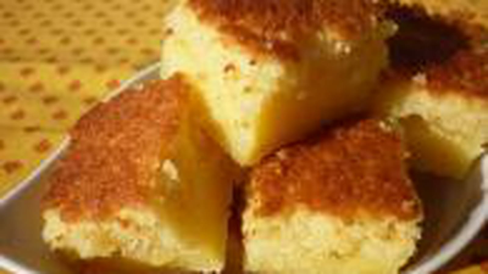 Carrés au citron et amandes 