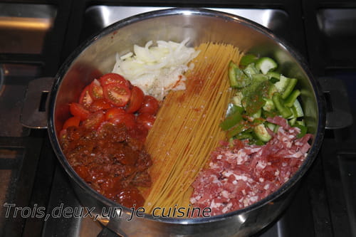 One pot pasta aux tomates séchées