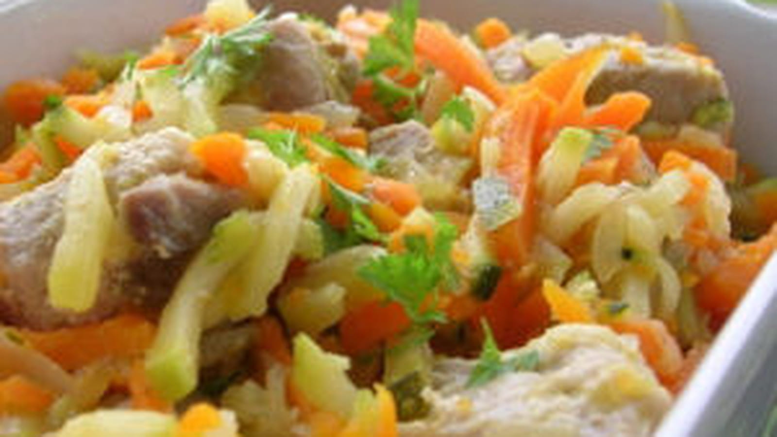 Sauté de porc aux petits légumes