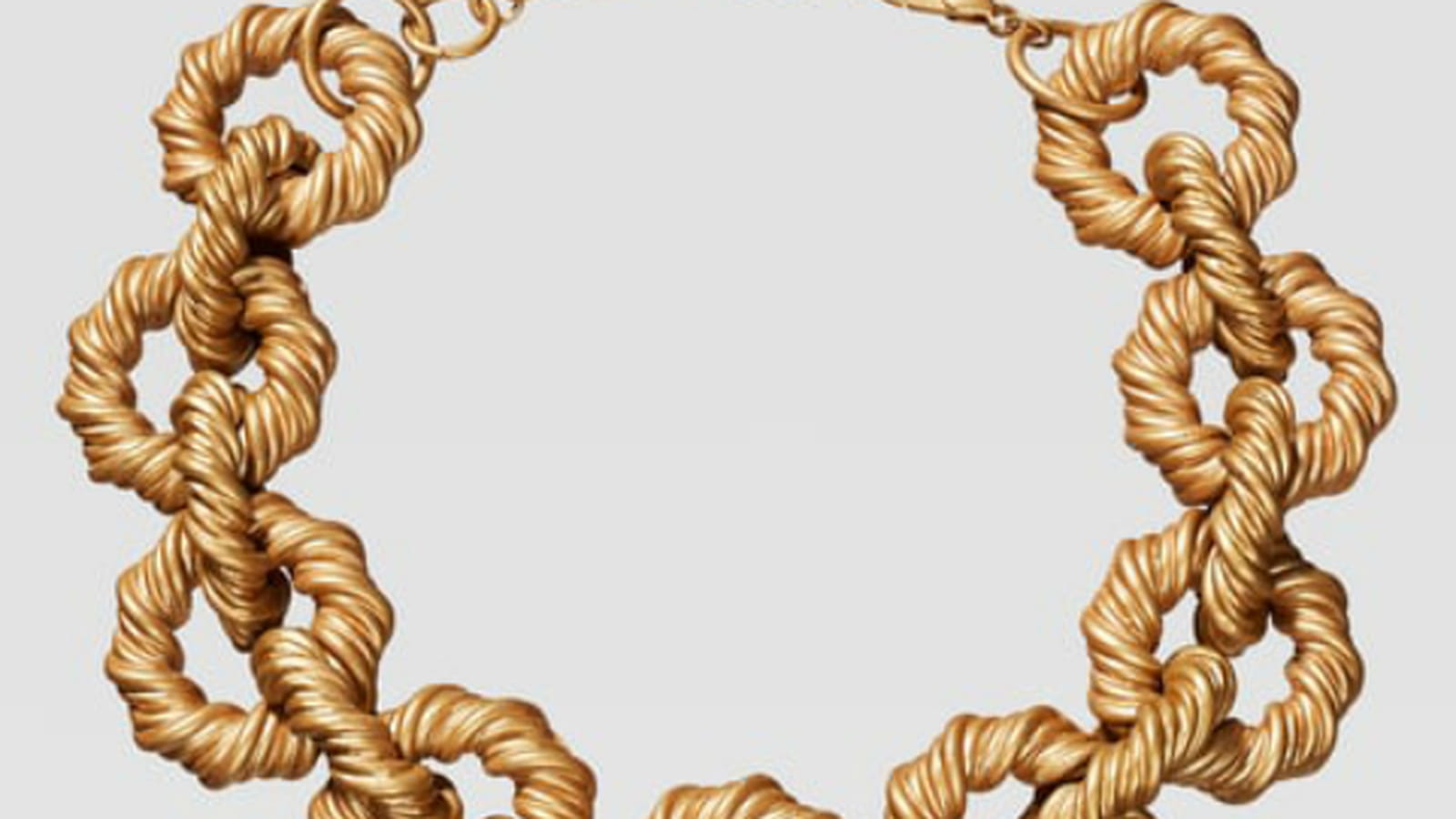 Collier à maillons gravés