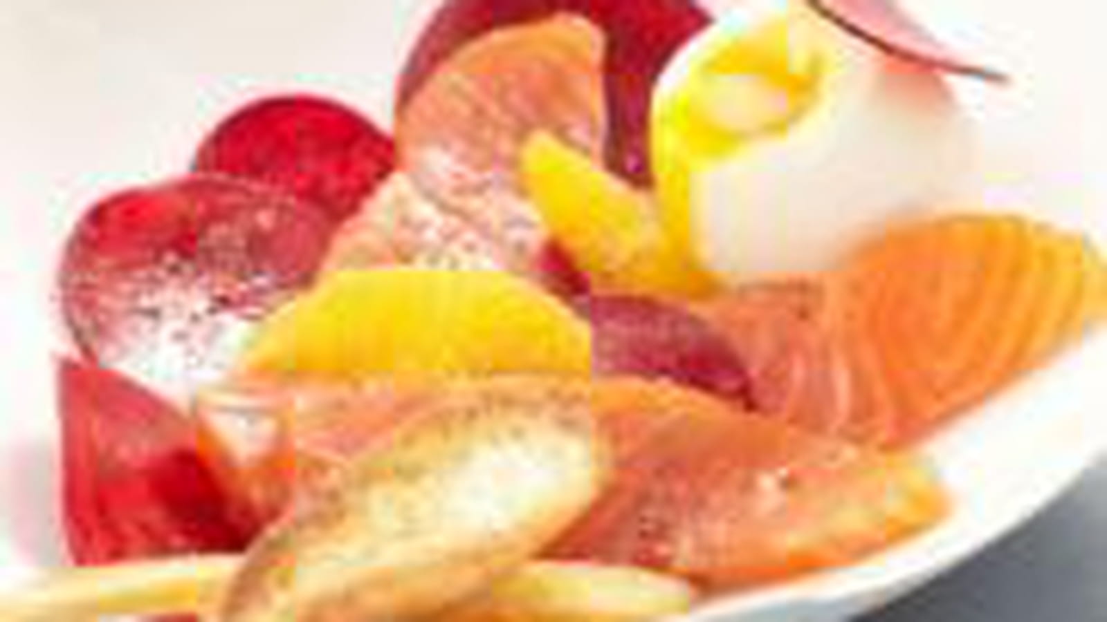 Coeur de saumon, oeuf mollet