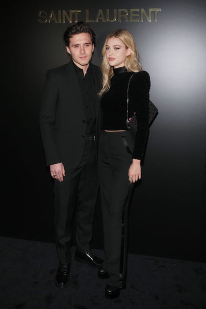 Brooklyn Beckham et Nicola Peltz au d&eacute;fil&eacute; Saint Laurent