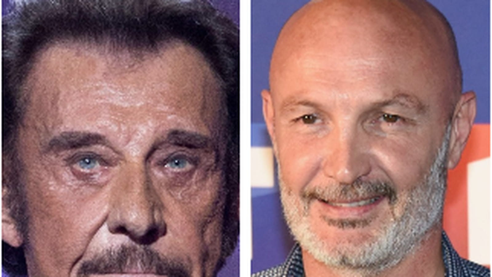 Johnny Hallyday et Franck Leboeuf