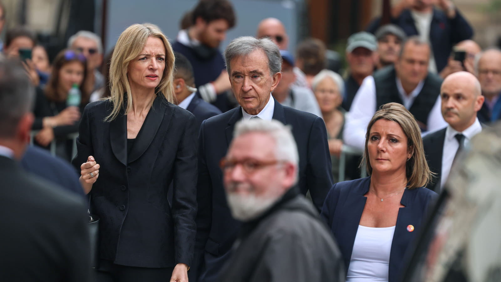 Bernard Arnault et sa fille Delphine