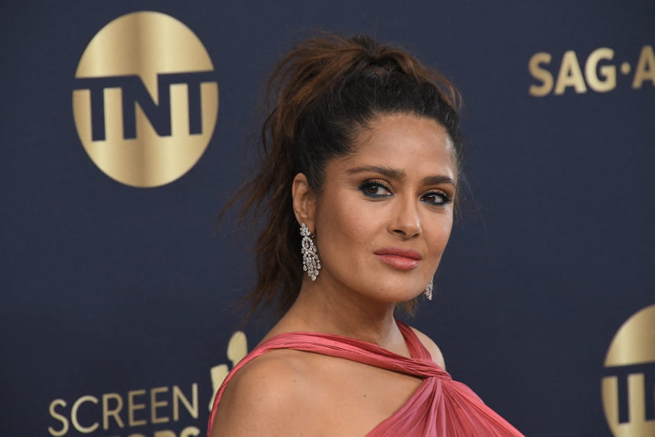 Le ras de cil bleu de Salma Hayek