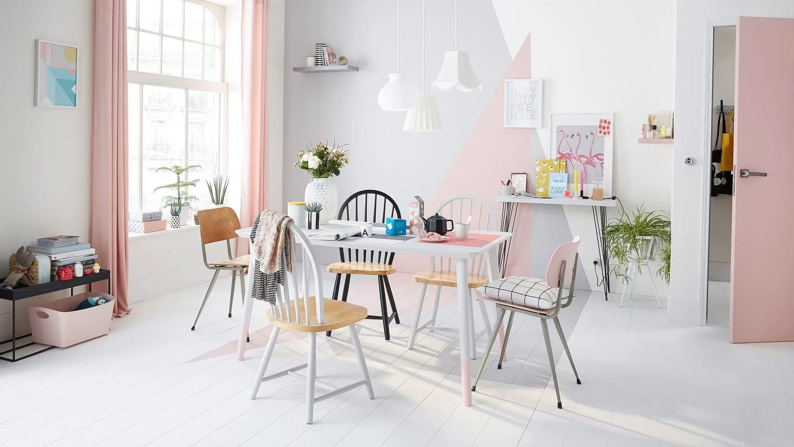 Triangles pastel 