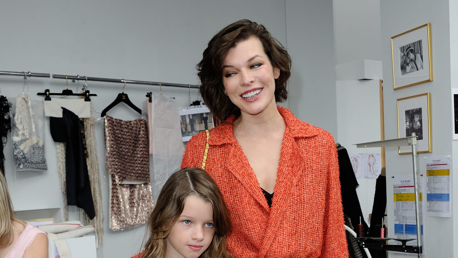 Milla Jovovich et sa fille