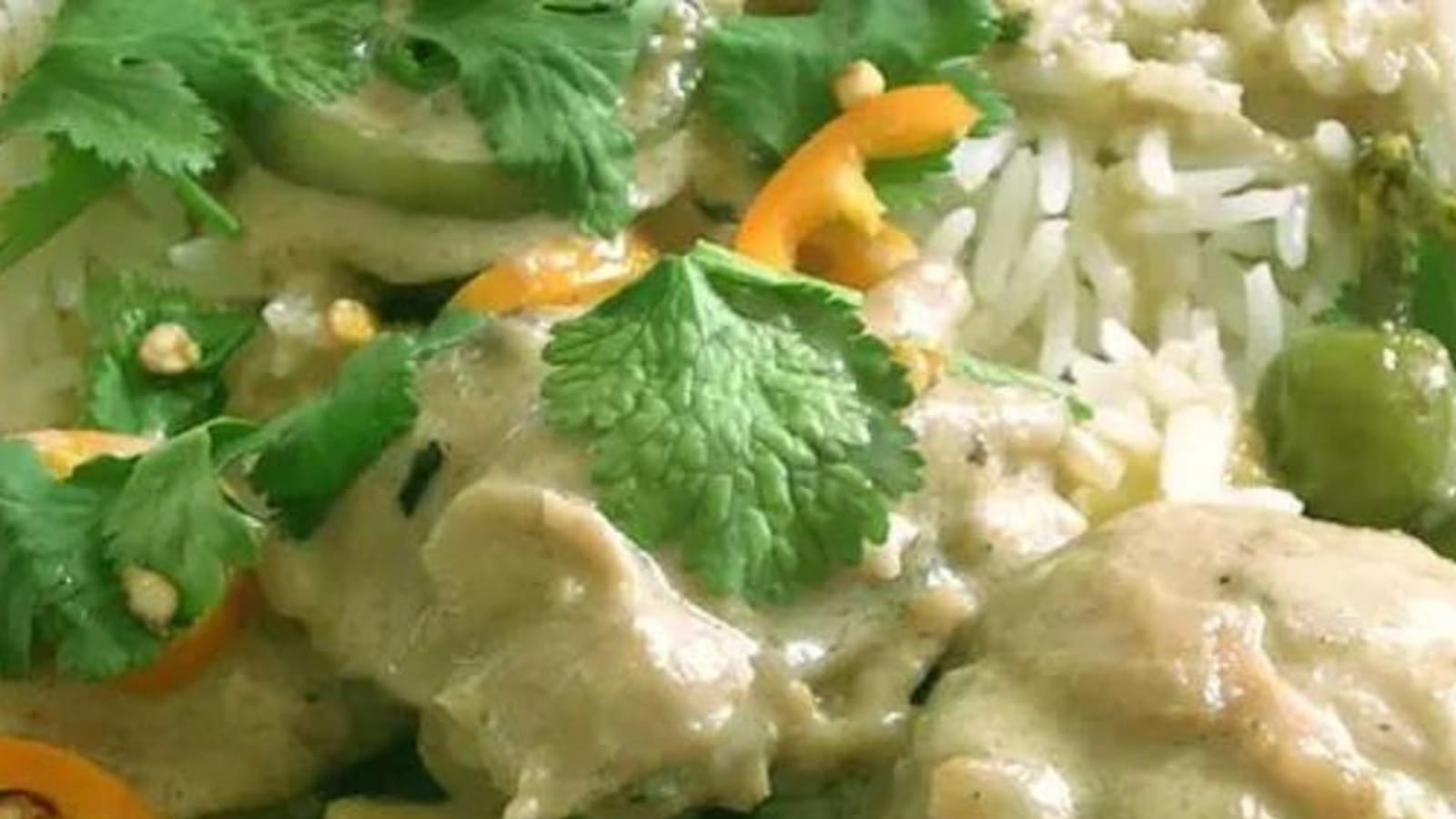 Curry vert de poulet