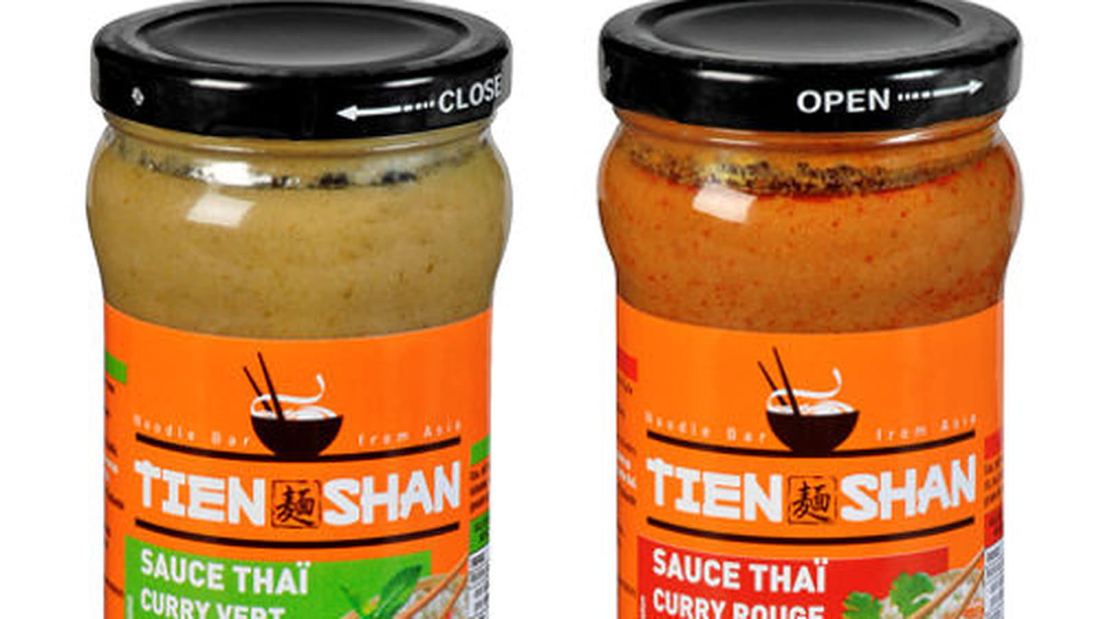 Sauces curry vert et rouge de Tien Shan