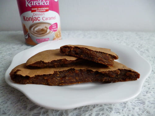 Pancake allégé au caramel et au konjac