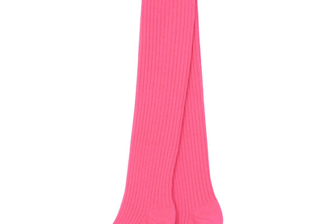 Chaussettes Roses Hautes 75 Cm - Épaisses, Torsadées, Hiver Cosy, Neuf Avec étiquettes