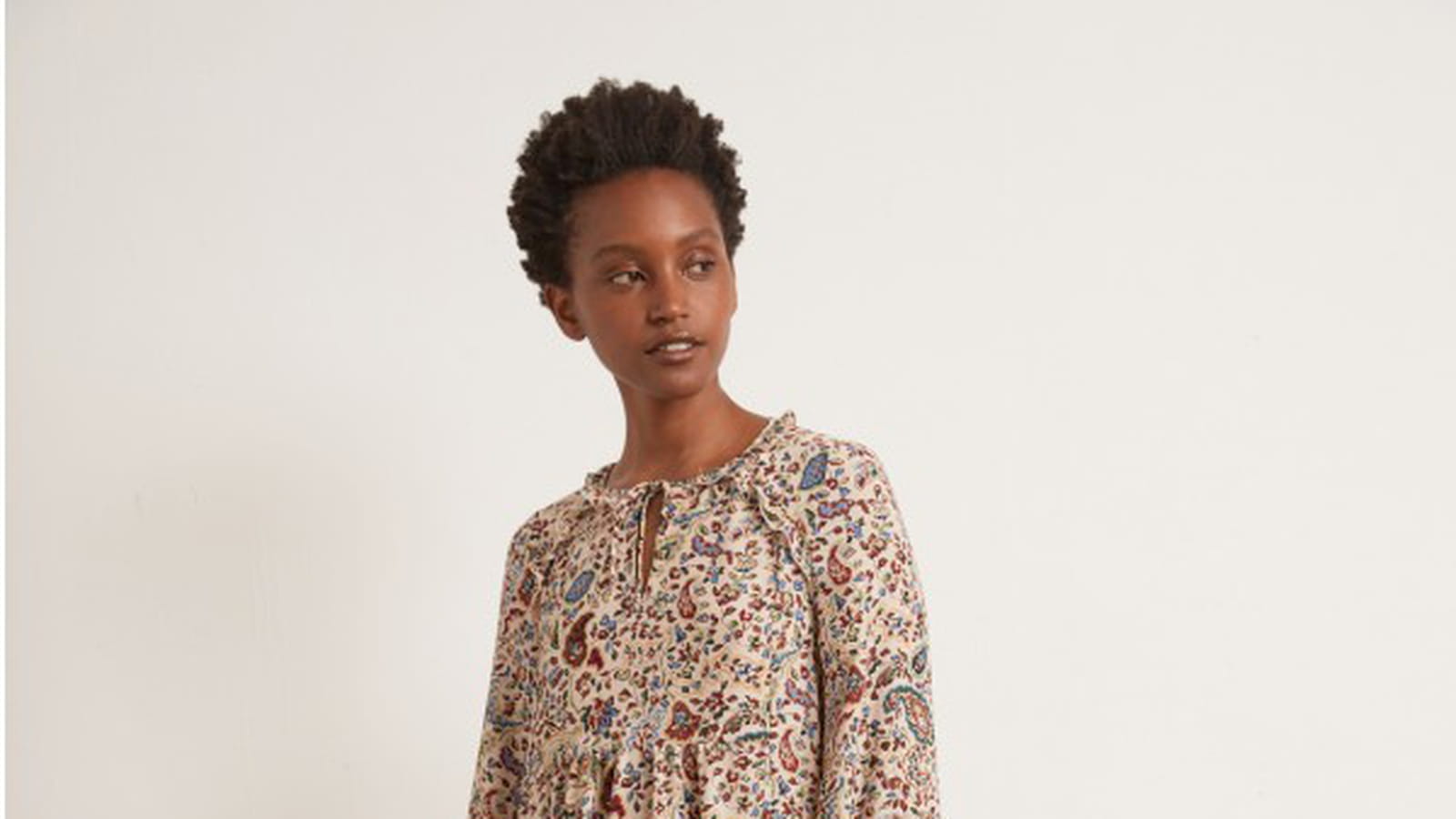 Robe imprimée cachemire Gerard Darel