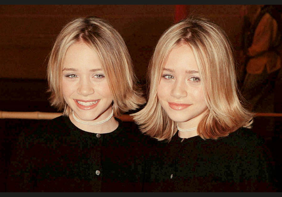 Le carr&eacute; qui rebique de Mary-Kate et Ashley Olsen