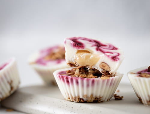 Mini yaourts glacés au miel