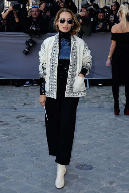 Alexandra Golovanoff au d&eacute;fil&eacute; Christian Dior