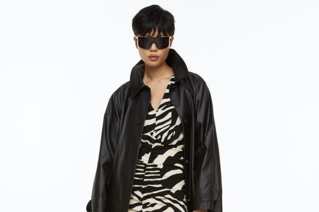 Robe froncée en jersey