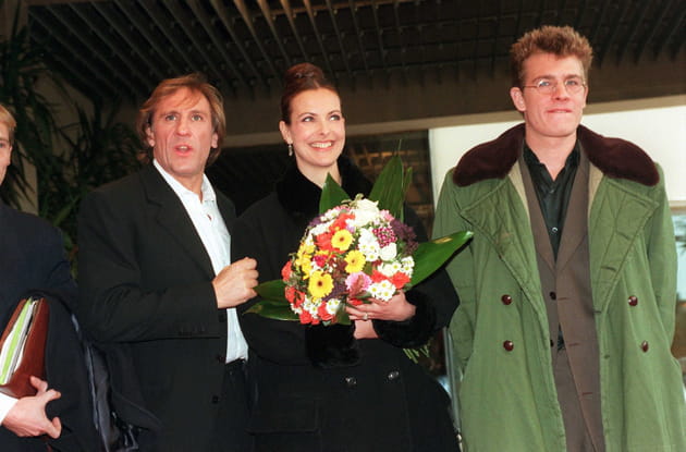 Gérard Depardieu, Carole Bouquet et Guillaume Depardieu