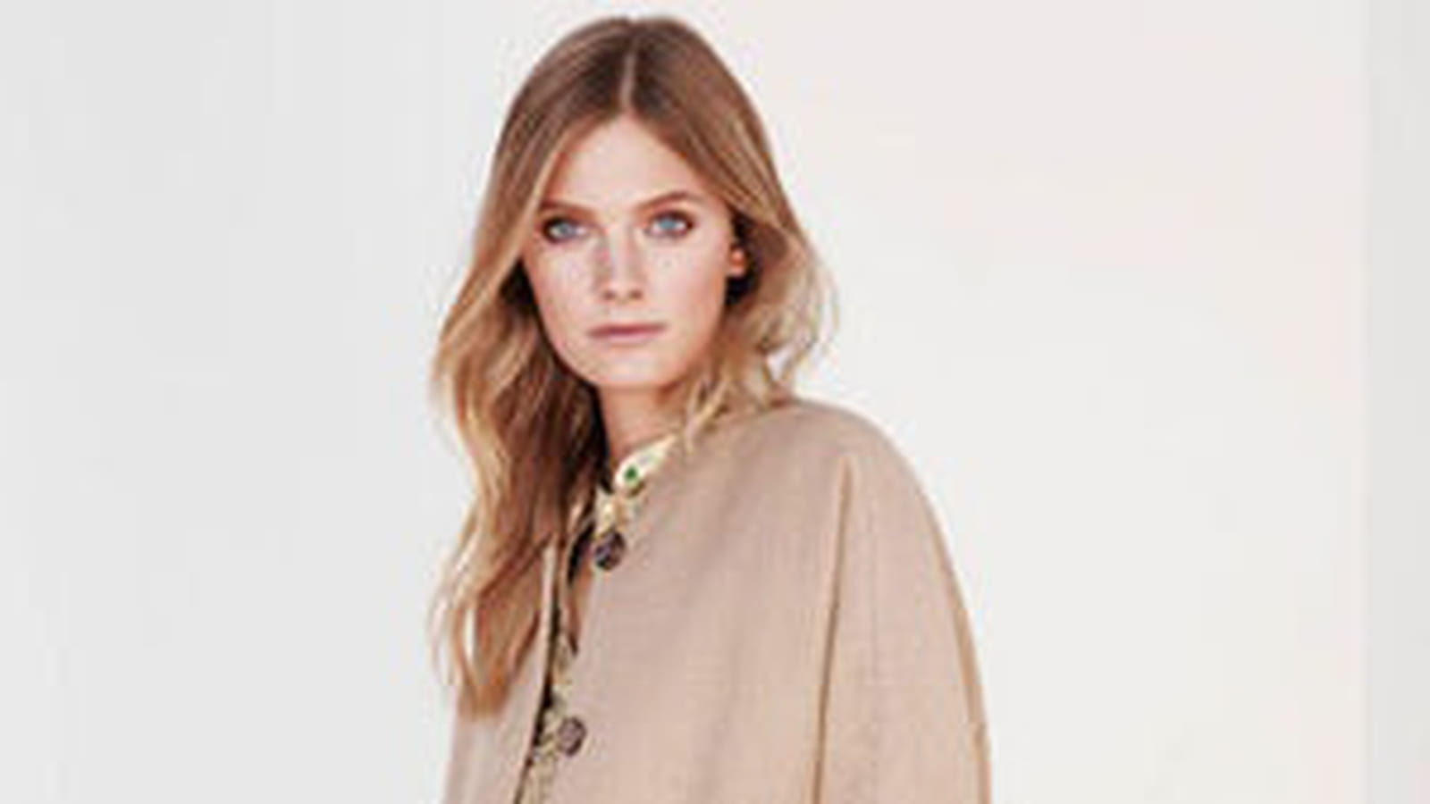 Manteau beige de Massimo Dutti