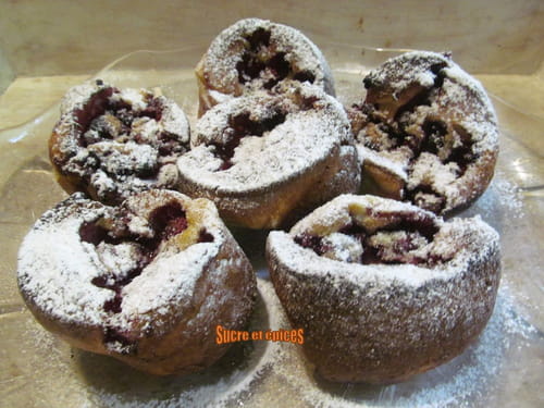 Popovers aux framboises