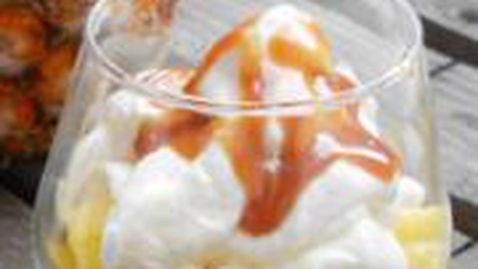 Verrine ananas mascarpone caramel